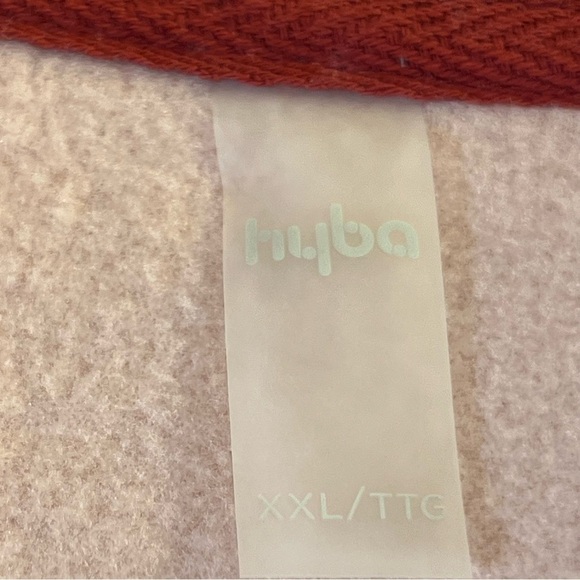 Hyba Women's Vest Size XXL Polar Colour Blocked Pink Tan Sleeveless - Picture 9 of 15